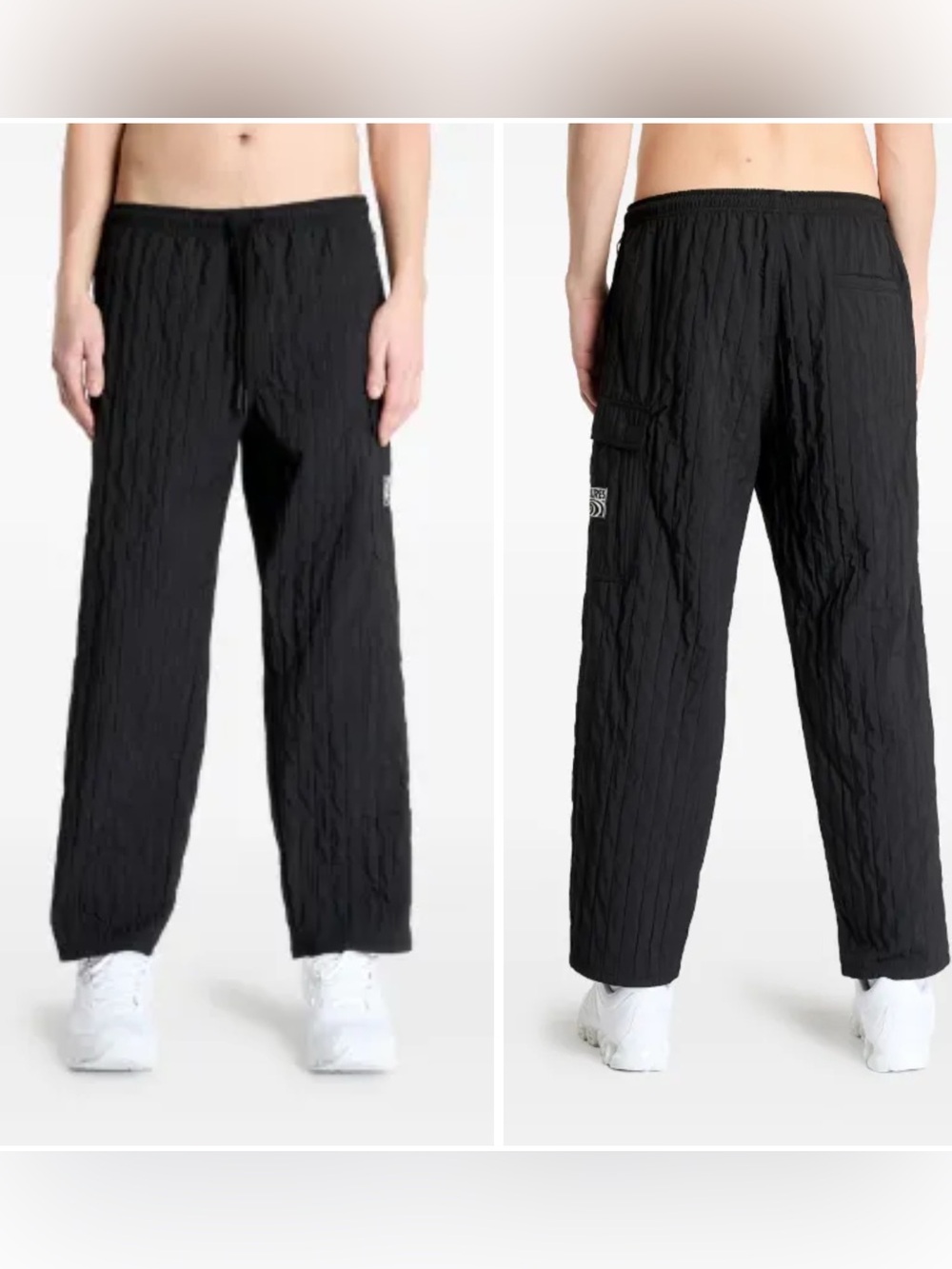 Pleasures Rescue Pleated Cargo Pants In Black Size Medium